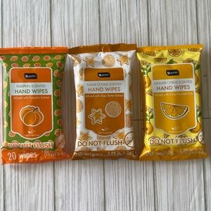 b.pure 3 Pack Fall Series Hand W!pes *Pumpkin, Sugar Cookie, Ginger* 60 count